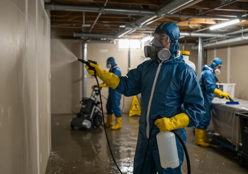 Basement Sanitization and Antimicrobial Treatment process in Saint Dennis, KY